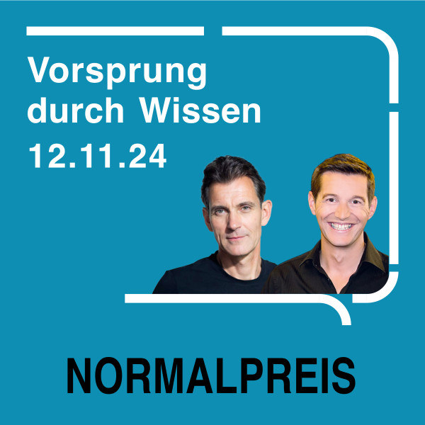 Eintrittskarte_Vorsprung durch Wissen_After-Work-Events in Potsdam 2024.am 12.11.2024 um 18.00 Uhr&gt;&gt;Normalpreis