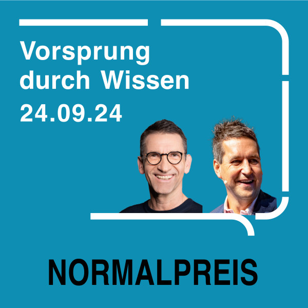 Eintrittskarte_Vorsprung durch Wissen_After-Work-Events in Frankfurt (Oder) 2024.am 24.09.2024 um 18.00 Uhr&gt;&gt;Normalpreis