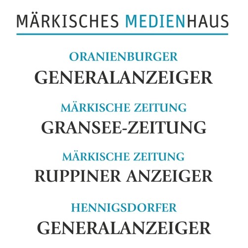 Exklusiver Vorteilspreis für Abonnenten des Oranienburger Generalanzeiger, Henningsdorfer Generalanzeiger, Gransee-Zeitung u. Ruppiner Anzeiger
